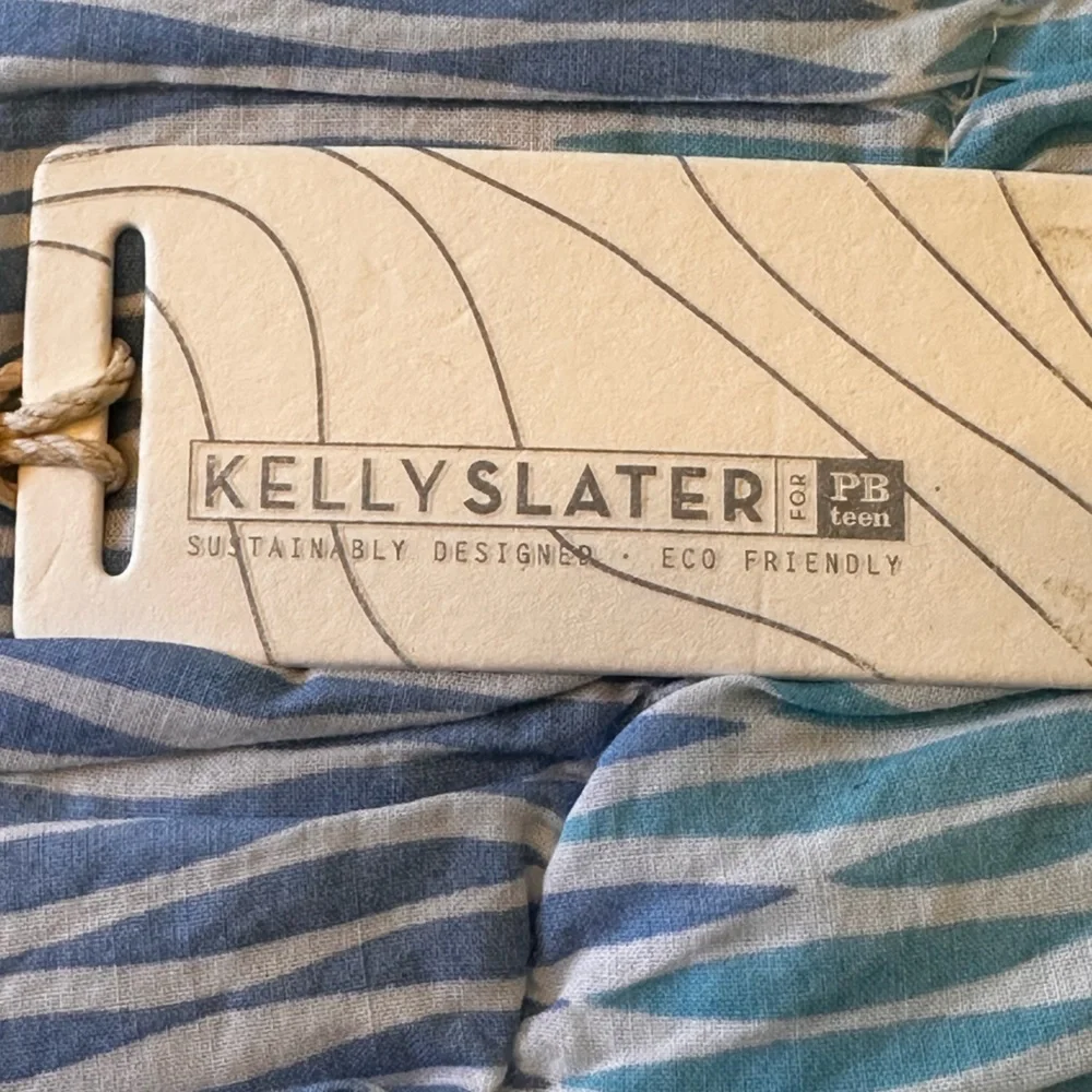Pottery Barn colab‎ w Kelly Slater NWT teen  Blue & white organic pillow sham